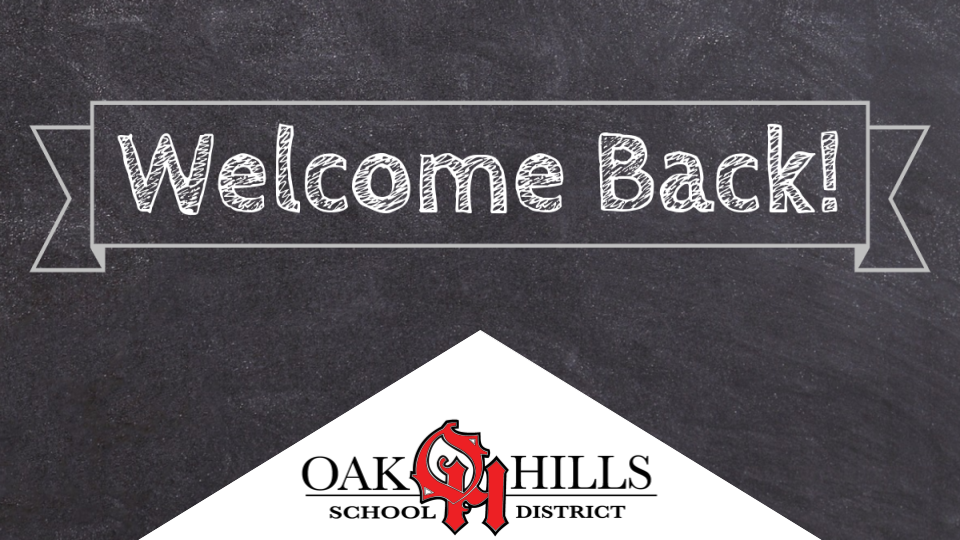 Welcome Back with logo